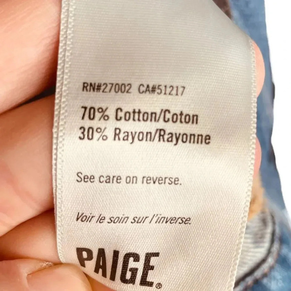 Paige Light Washed Distressed Denim Jean Jacket - Picture 10 of 10